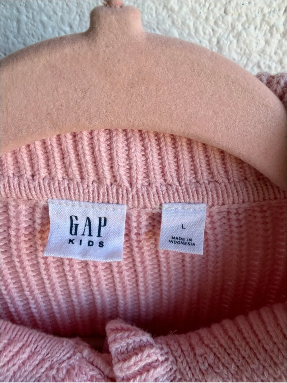 Gap Baby Pink Ruffled Peter Pan Collar Cardigan Large